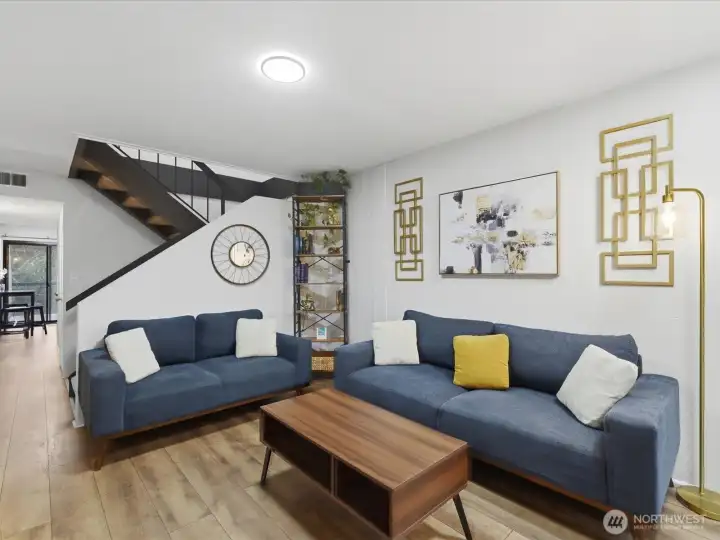 Updated interior! Spacious Living Room