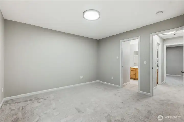 Rear primary bedroom