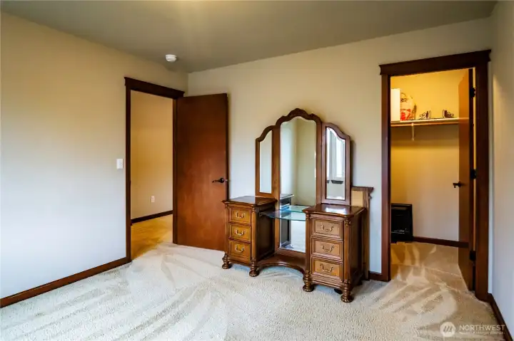 REVERSE OF SECONDARY BEDROOM UPSTAIRS AND WALK IN CLOSET