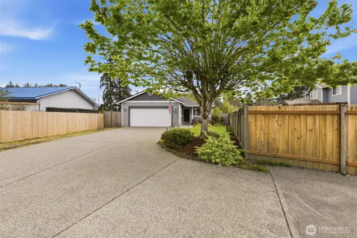 Property is tucked away