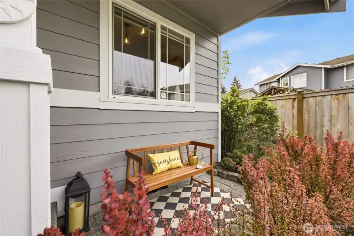 Covered front porch