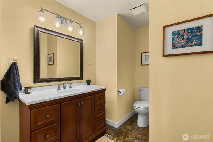 1/2 Bath/ Powder Room on Main Level