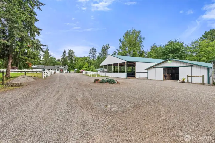 8 plus acres, 2 carports