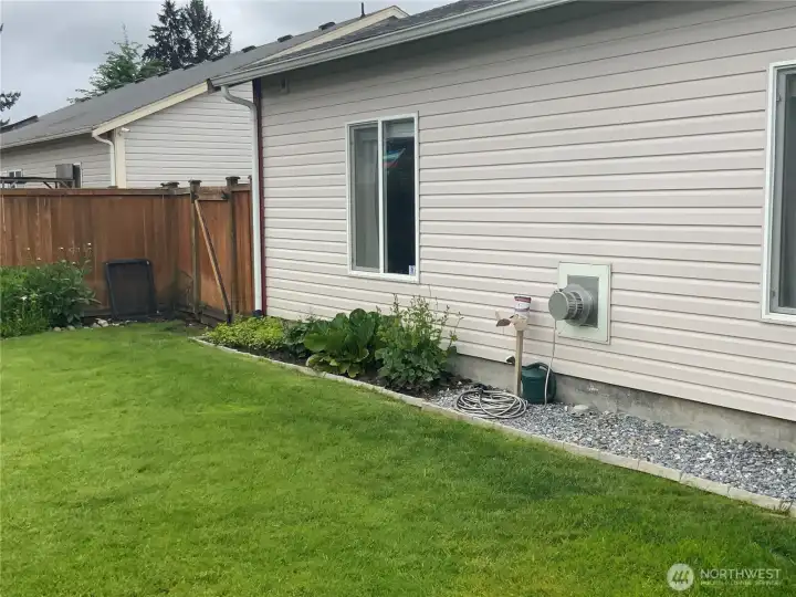 Side yard view Side yard view