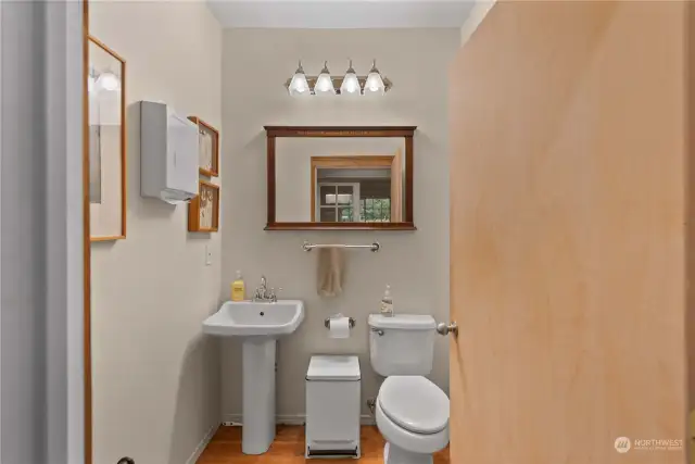 Bathroom on main floor of main house