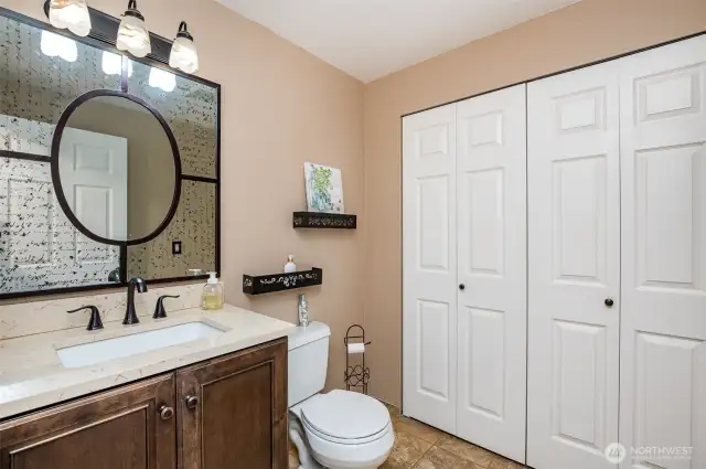Main floor half bath