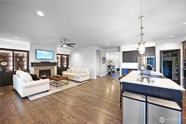 Open room concept.