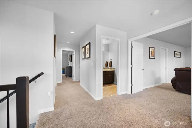 Upstairs open space.
