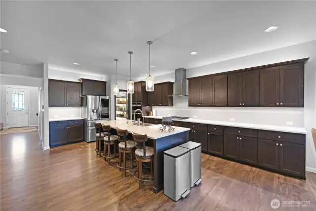Gourmet kitchen with all appliances included.