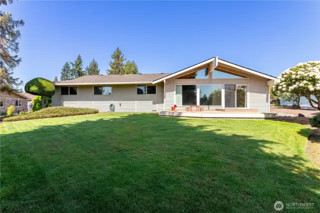 Rear of home