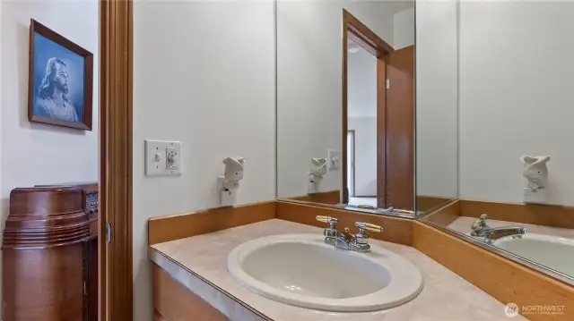 Main floor half bath