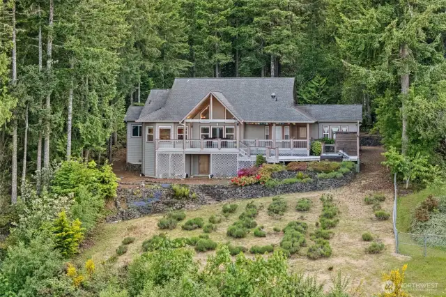 Nestled on the hill overlooking Seabeck.