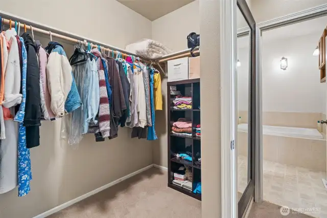 Primary Walk in closet