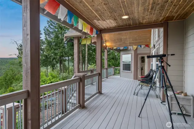 part of the covered deck