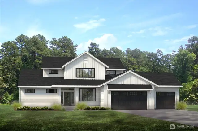 Plans and elevations are artist's renderings only, may not accurately represent the actual condition of a home as constructed, and may contain options or furnishings which are not standard.