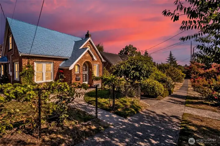 Vintage Brick Tudor in Green Lake near Tangletown,