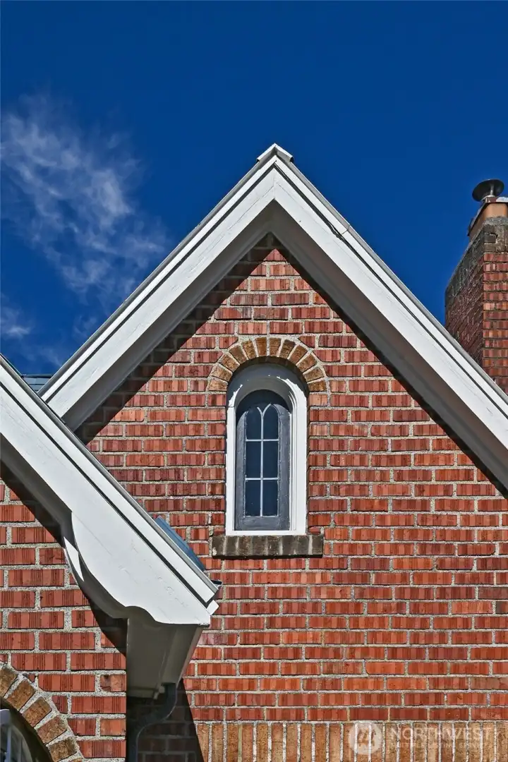 Classic brick detailing and feature window