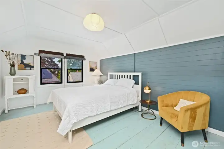 The larger main section is setup as a 3rd bedroom and could easily be transformed into a wonderful master suite with the bathroom above the main floor bathroom.