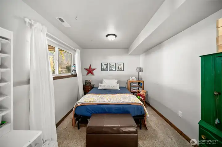 Lower level office or use as a spare bedroom