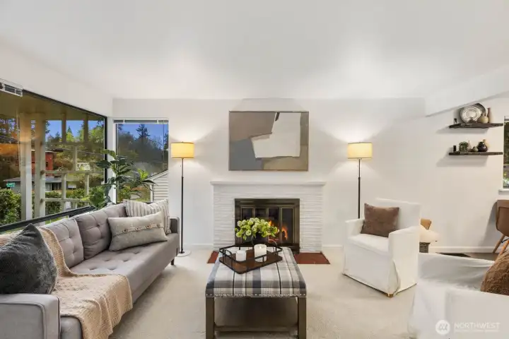 This home has a furnace heat and heat pump AC for the summer!