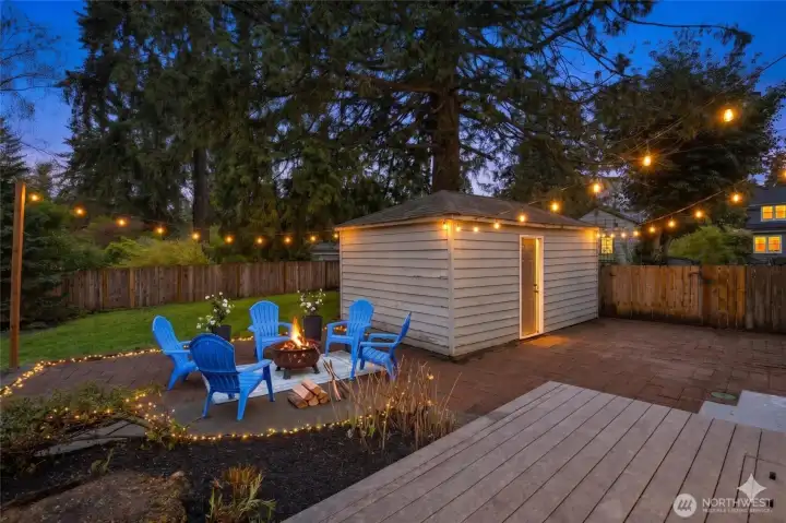 Enhanced to show how magical this backyard could be!