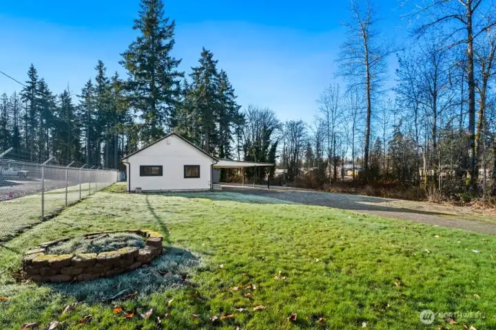 Huge yard ready for all of your toys