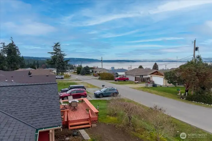 View from the front yard.