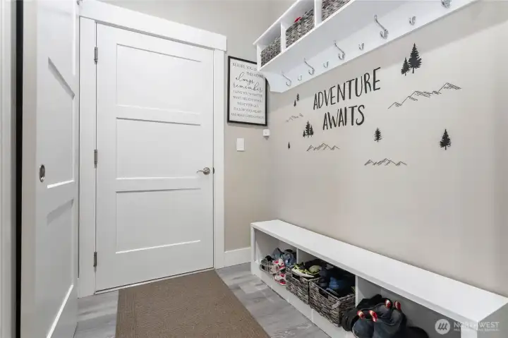 Garage entry/mud room