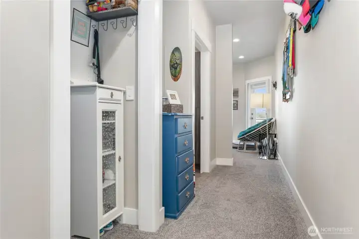 Huge primary suite entry