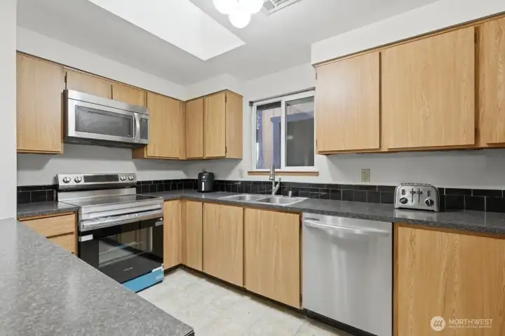 Kitchen With Stainless Appliances