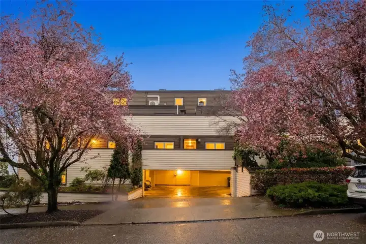 Dedicated covered parking spot