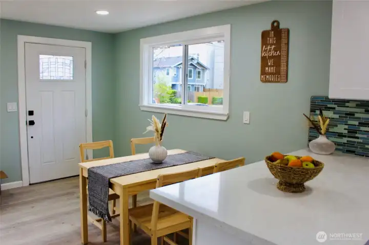 Unit A- Dinning area & Kitchen