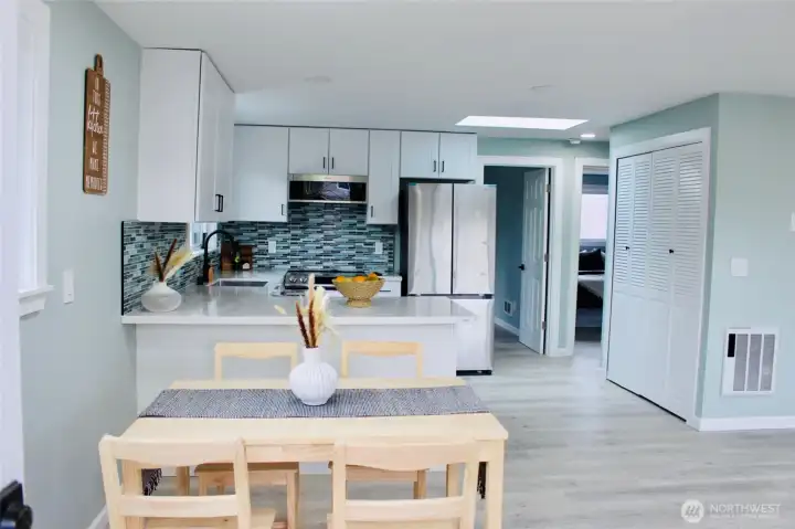 Unit A- Dinning area & Kitchen