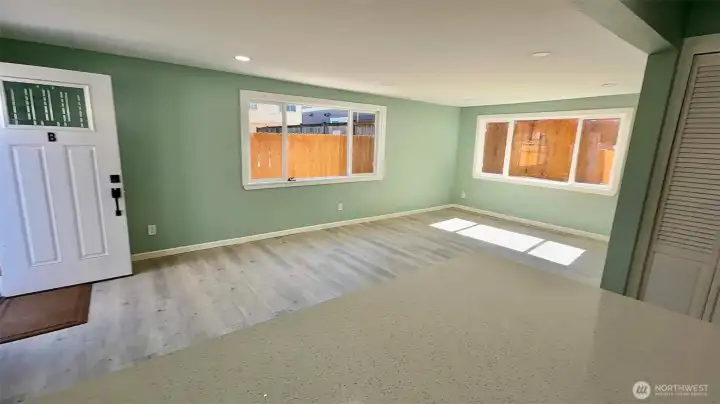 Unit B- Living Room
