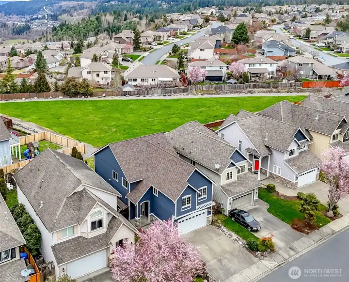 Your backyard extends into the neighborhood open space
