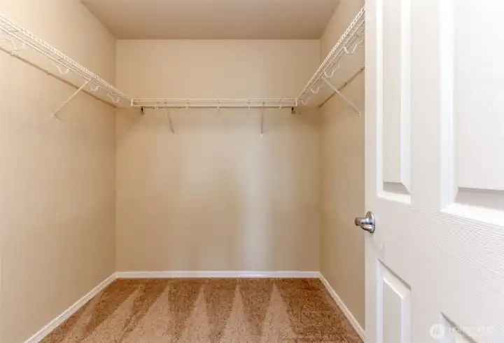 Primary walk-in closet