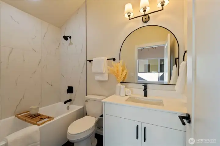 2nd bath on the upper level