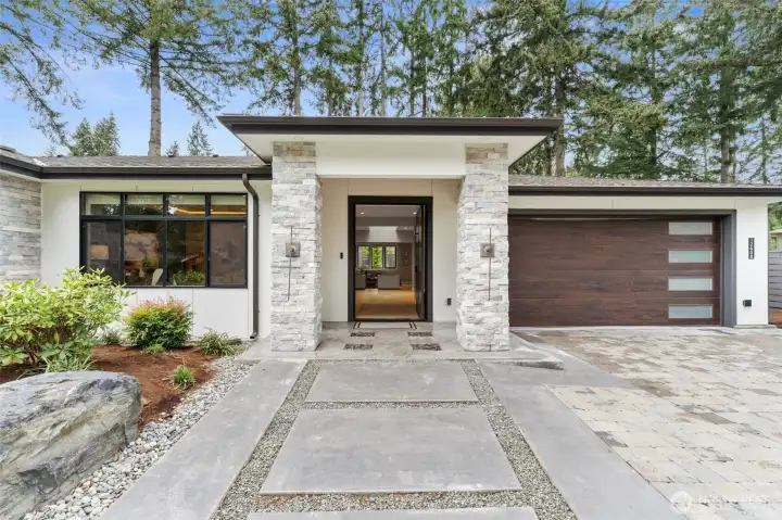 WiFi Enabled Garage Door, Pre-Wired for Electric Car