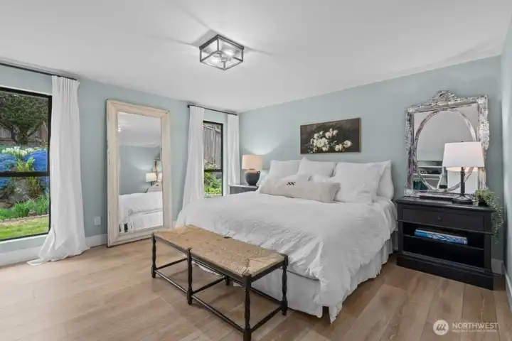 Serene, spacious, and filled with natural light — this primary suite is a true escape from the everyday.