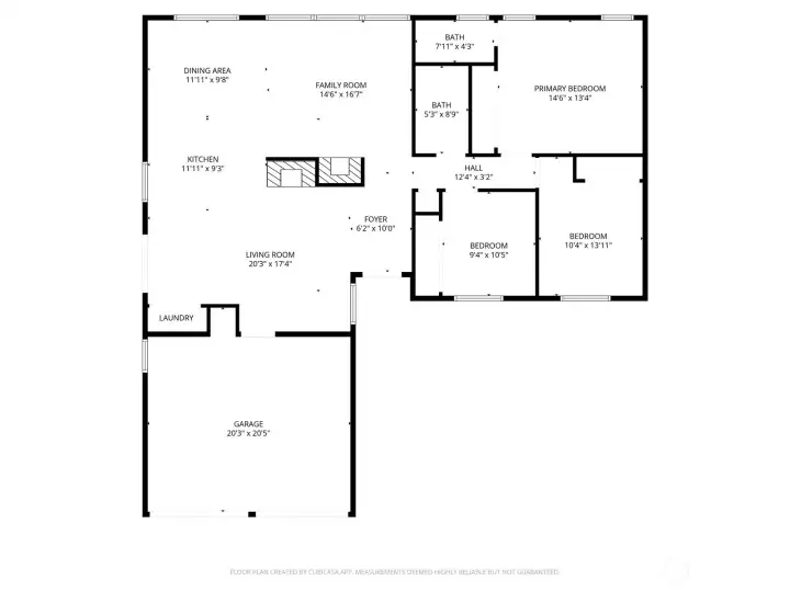 Floor plan for reference — buyer to verify all measurements.
