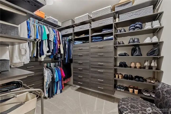 Custom walk in closet