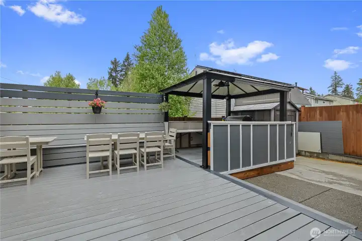 Separate Covered outdoor kitchen!