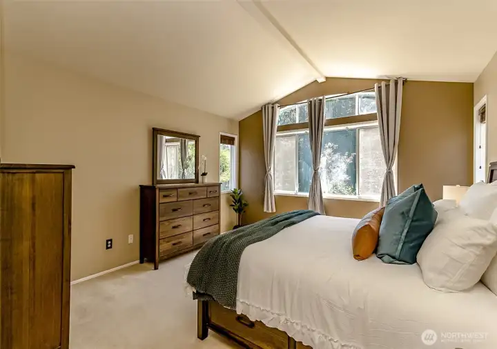 Another view of the large primary suite.