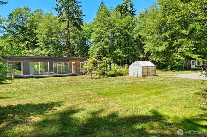 Over 3 acres of privacy to build your ideal Vashon life.