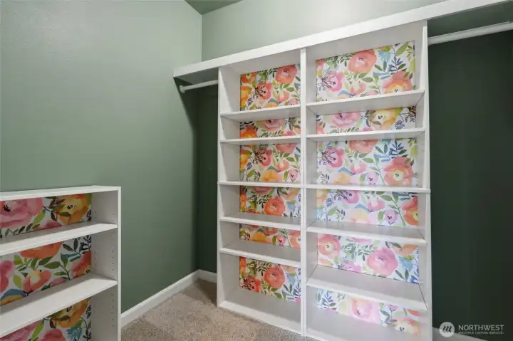 Spacious closet off the BR/den/library/office