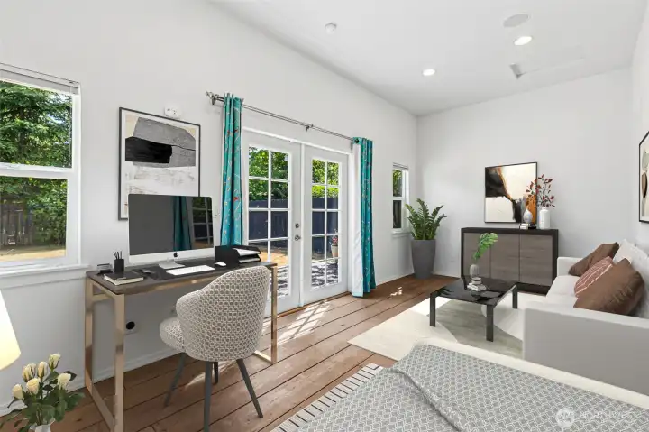 Backyard Studio with Power *virtually staged* Backyard Studio with Power *virtually staged*
