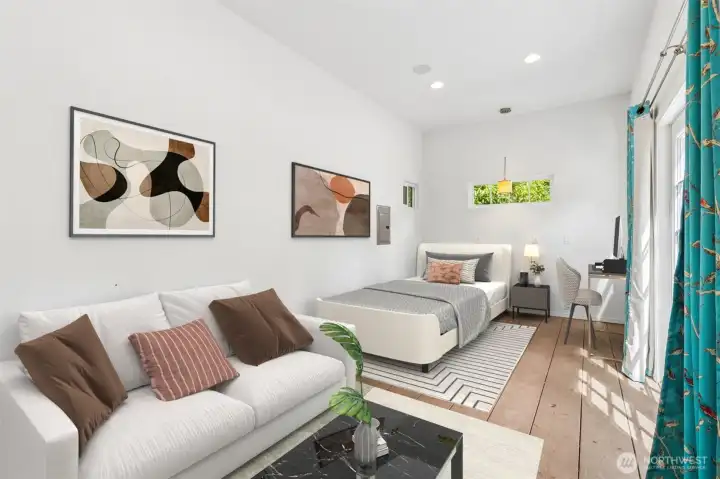 Backyard Studio with Power *virtually staged* Backyard Studio with Power *virtually staged*