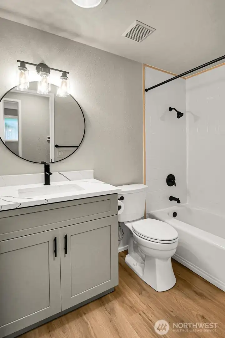 Full updated bathroom Full updated bathroom