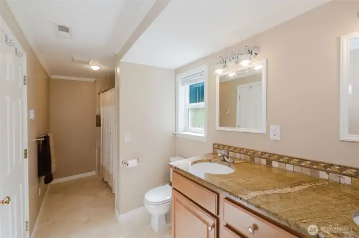 Lower level bathroom Lower level bathroom