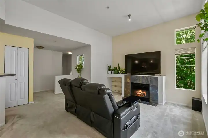 Living Room w/ Fireplace